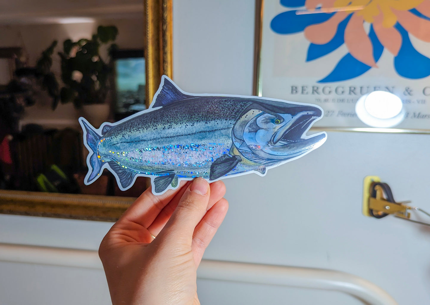 Chinook Salmon Sticker