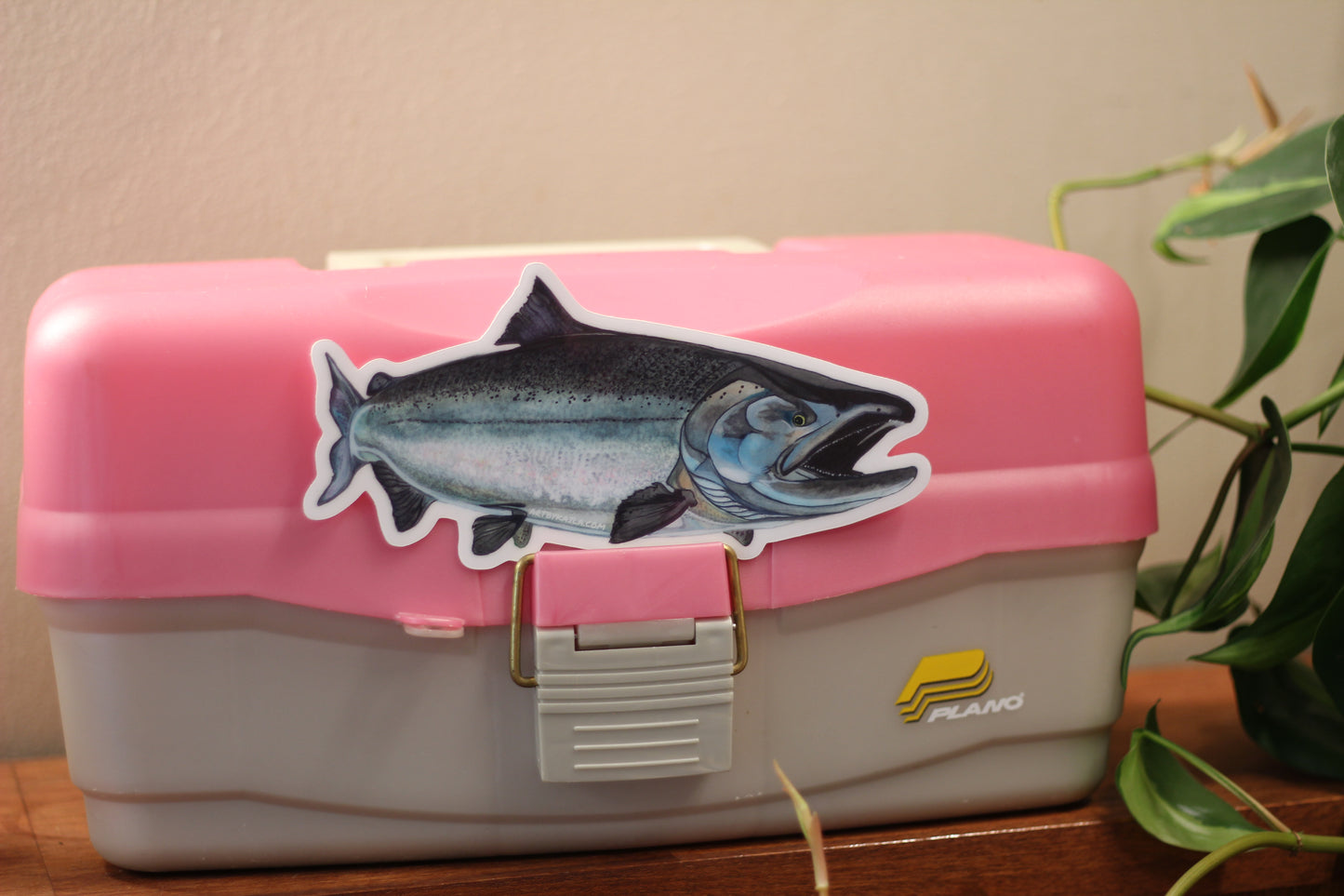 Chinook Salmon Sticker - Heavy Duty Weather- Proof