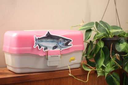 Chinook Salmon Sticker - Heavy Duty Weather- Proof