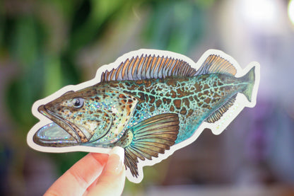 Lingcod Sticker